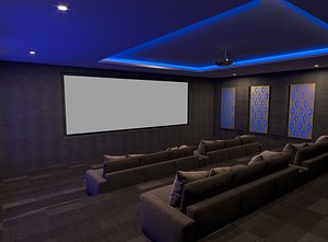 3D Home Theatre - Cinema Interior