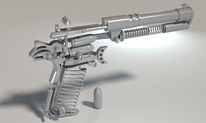 assembly colt m1911a1 pistol 3D model