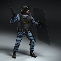 OMON Riot Police Rigged