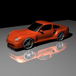 3d porsche 911 turbo m