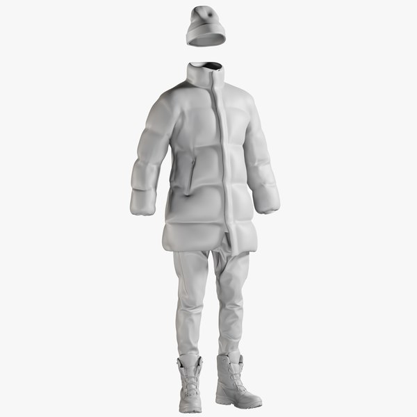 3D mesh men s coat model - TurboSquid 1637405