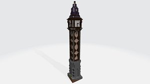 3D Clock tower minecraft