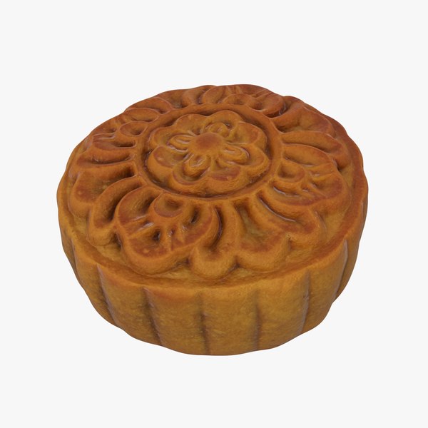 3D model moon cake