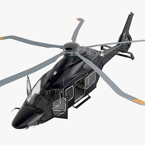 Medium Private Helicopter Rigged for Maya