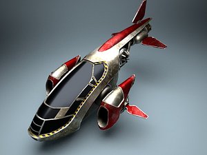 free sample fighter 3d model