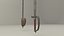 Pirate swords set 3D