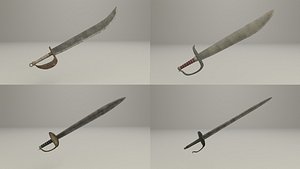 Pirate swords set