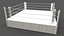 3D PBR Modular Professional Wrestling Rings 18ftx18ft model