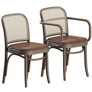 3D N 811 Mid Century Chair by Josef Hoffmann