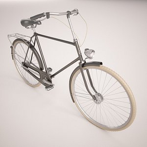 3d old bicycle model