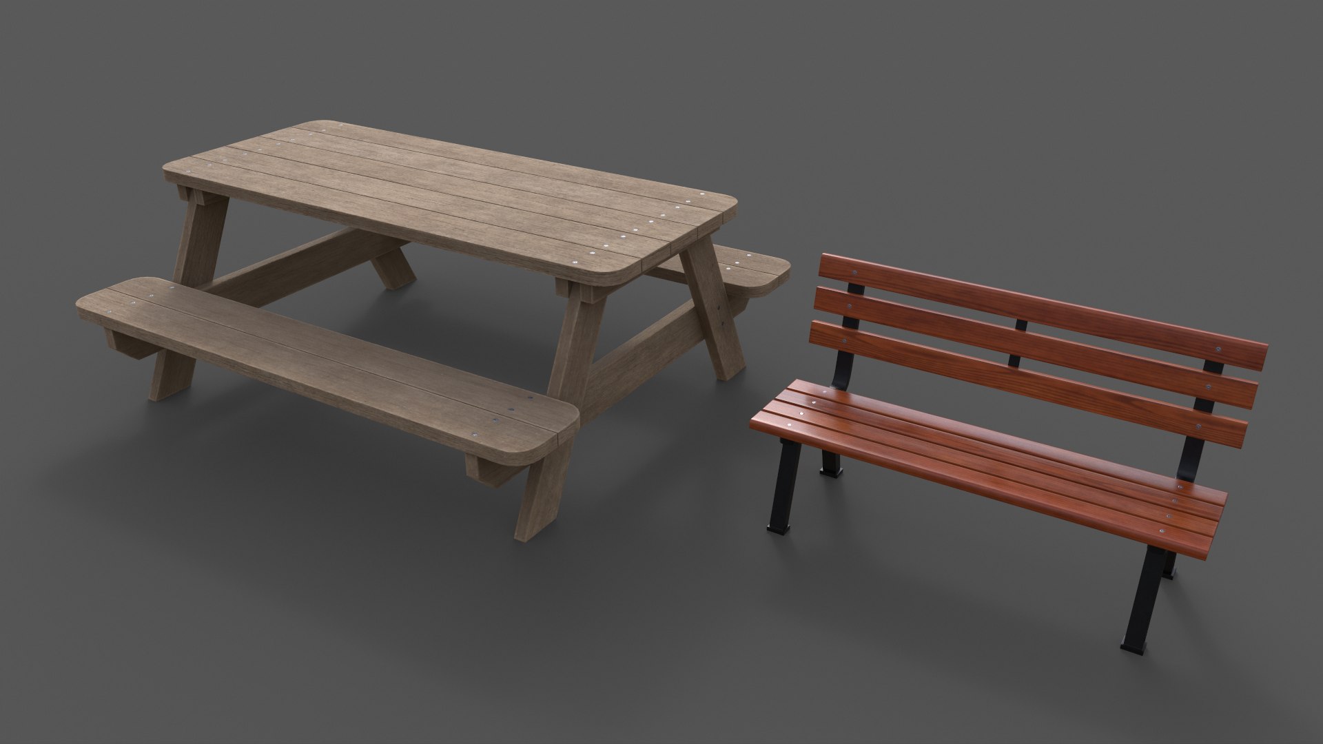 3D model PBR Picnic Table Park Bench https://p.turbosquid.com/ts-thumb/6G/8PCVpH/ml/1.2/png/1650071062/1920x1080/fit_q87/d6221fa7d87a2fc75b08f178211b7cbb970aaa01/1.2.jpg