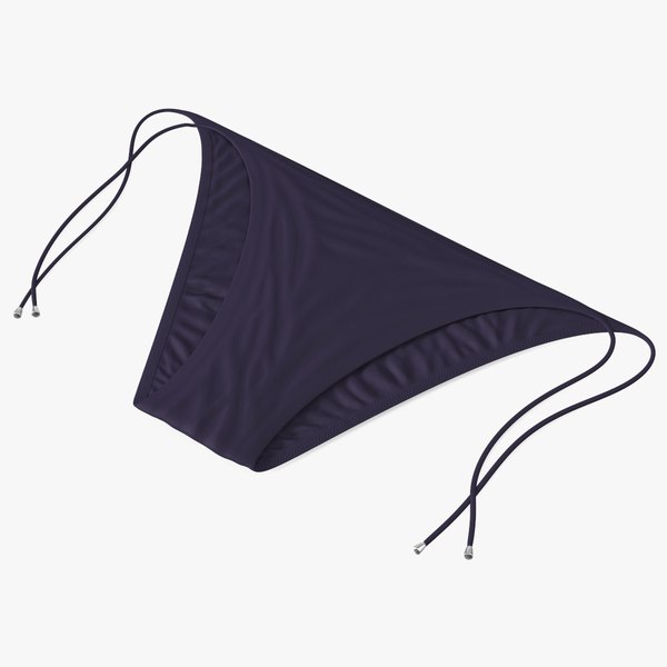 Tie Side Bikini Bottoms 3D