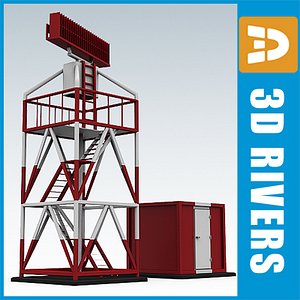 Airport radar 01 by 3DRivers