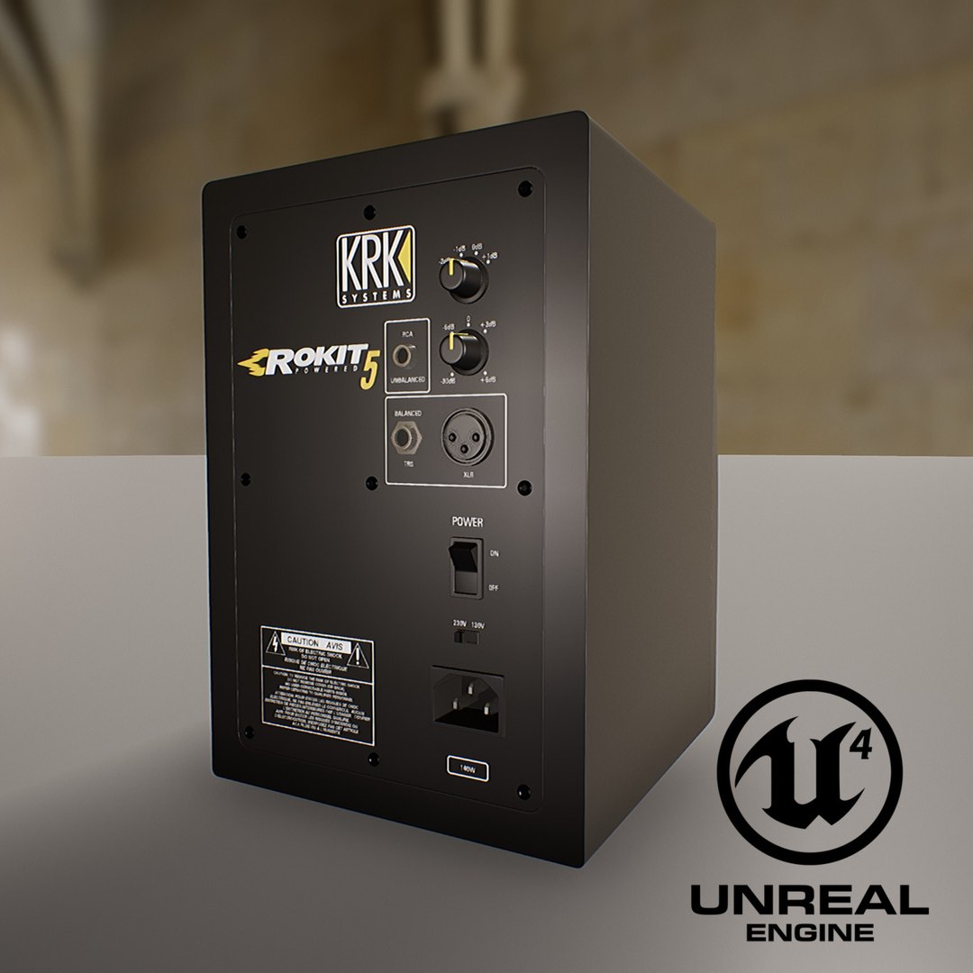 Krk Rokit5 Speaker 3D - TurboSquid 1256644