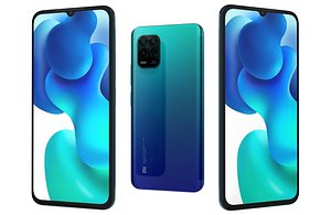 Xiaomi mi Youth Blue Low Poly