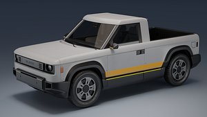 3D Slate Truck EV Surf Break 2027 3D Model