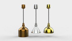 3D Hanging Infrared Heat Lamp 3D model
