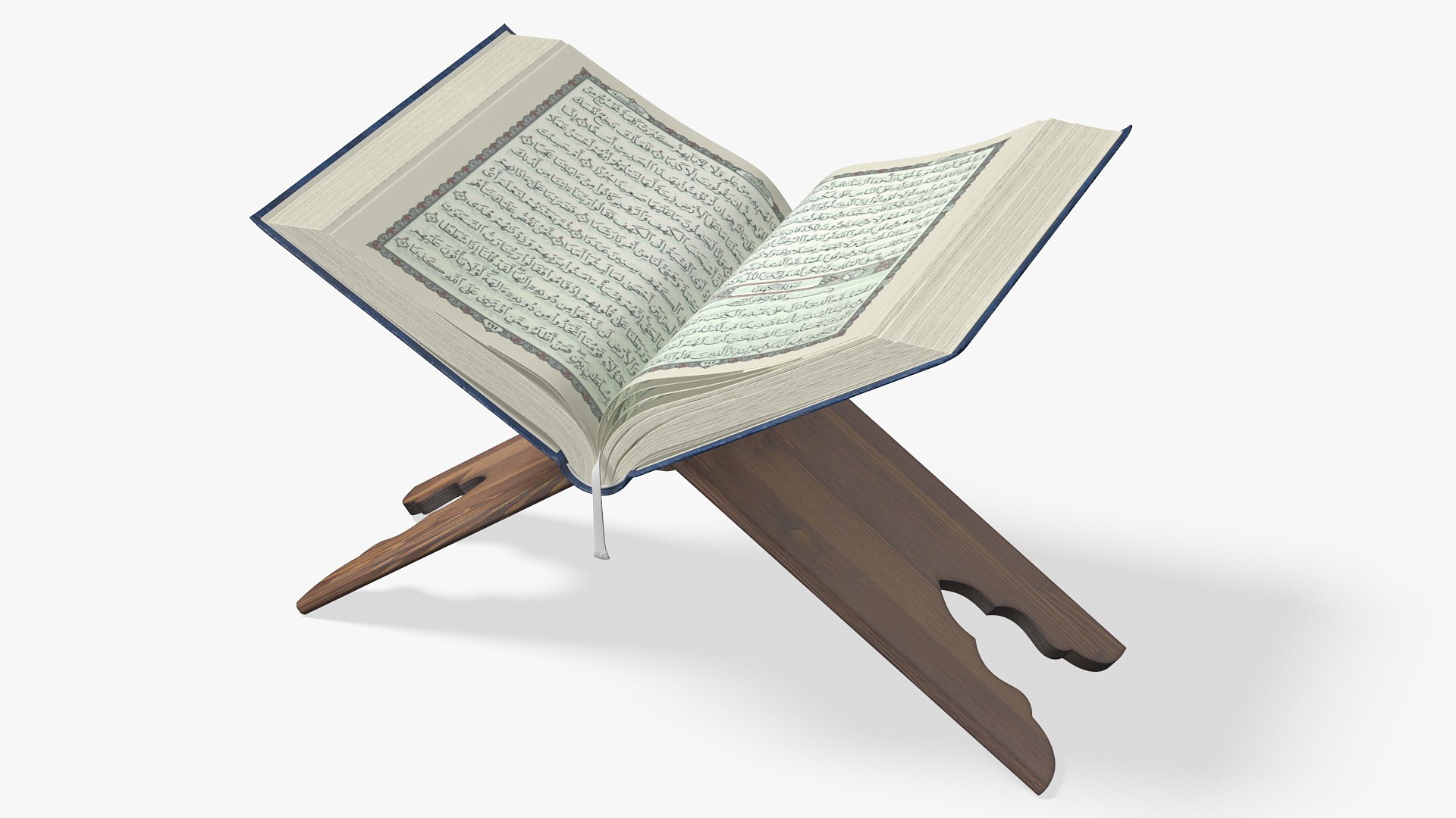 Islamic Prayer Accesories Collection 3D model preview