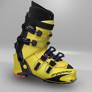 3d ski boot model