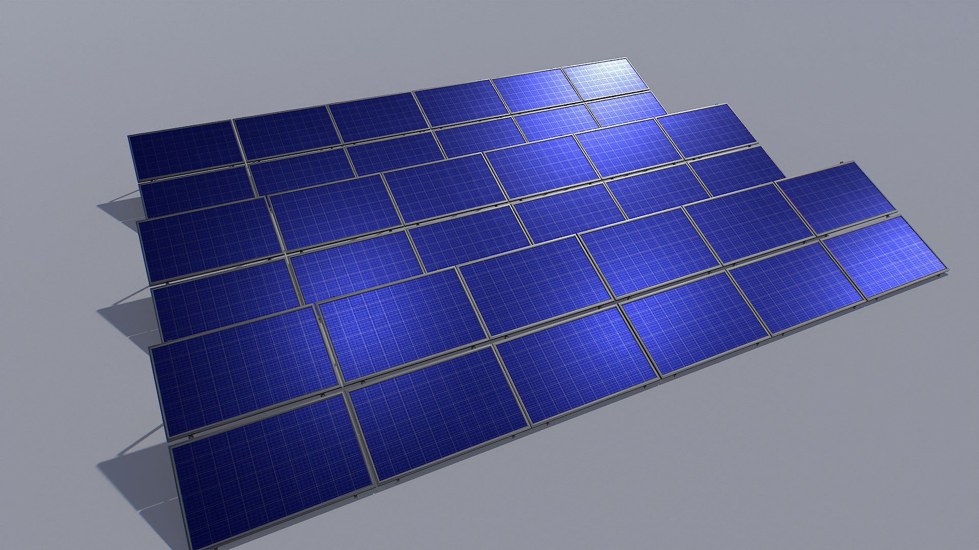 Solar Panel Pack 3D Model - TurboSquid 2327824