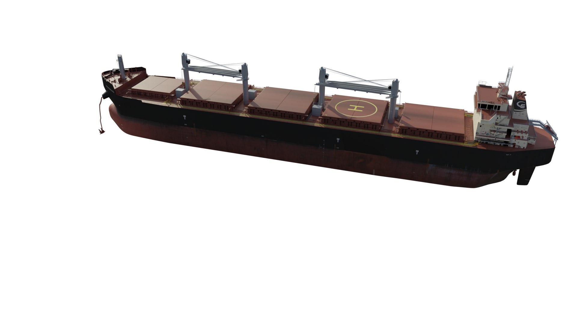 Bulk Carrier SDARI Dolphin 64 Model TurboSquid 2100139