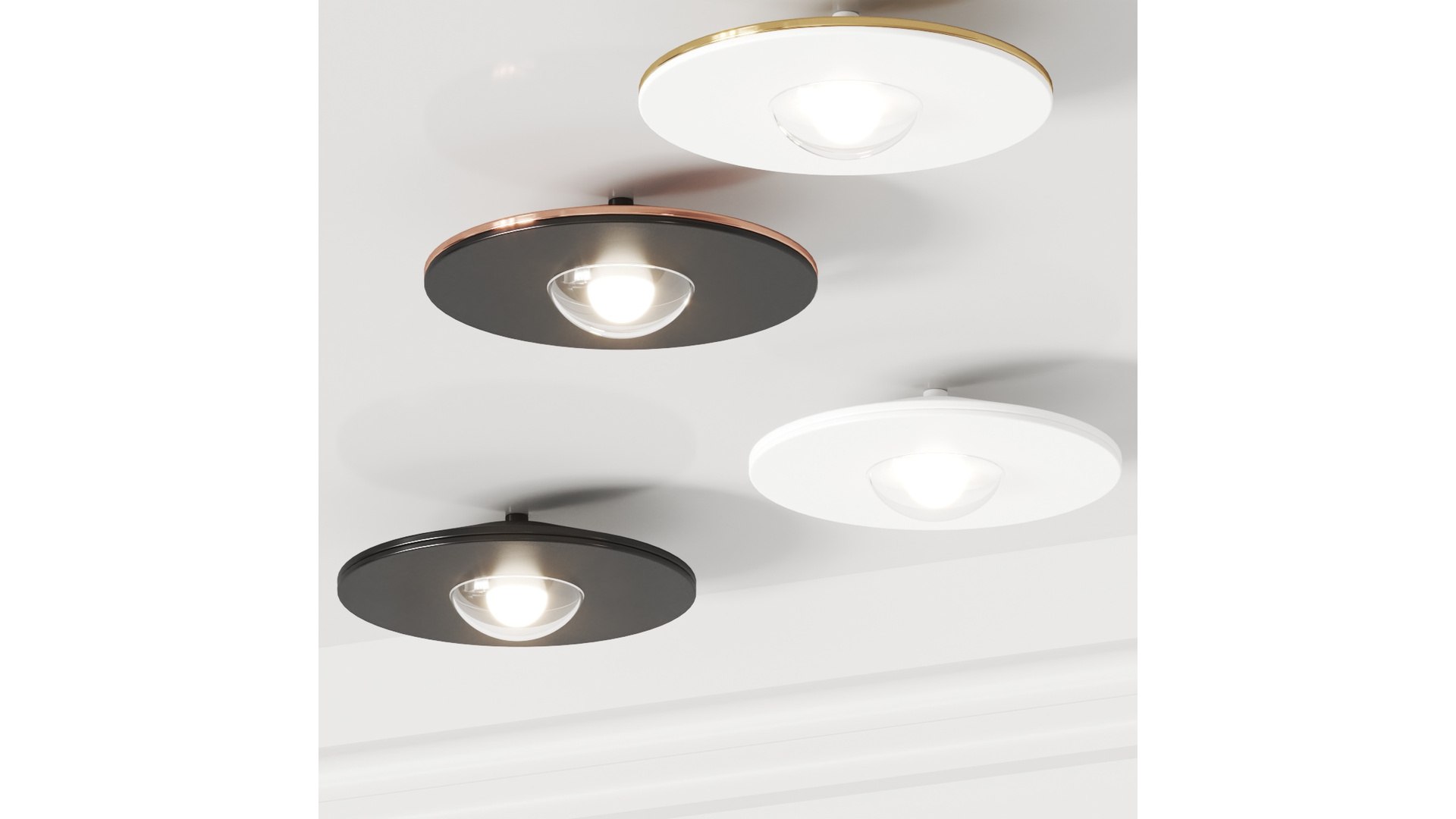 Millelumen Tet Ceiling Lamp 3D Model - TurboSquid 2642647