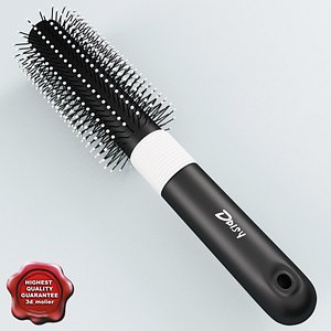 hairbrush v2 3d model