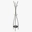 Modern Metal Solid Coat Rack 3D model