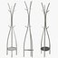 Modern Metal Solid Coat Rack 3D model