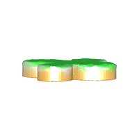 flower gren yellow 3d