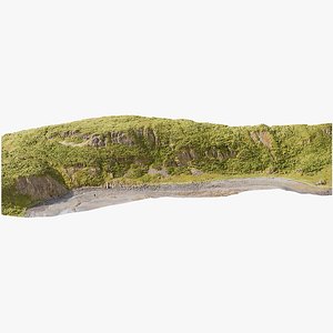 3D model Steep Coast Beach  - 3D PBR Model(4)