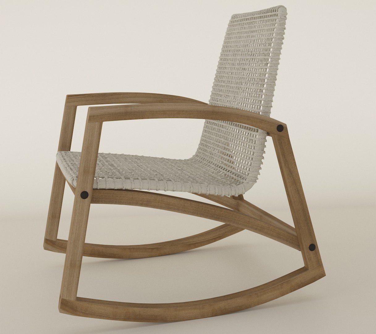 3D Rocking Chair Model - TurboSquid 1571064