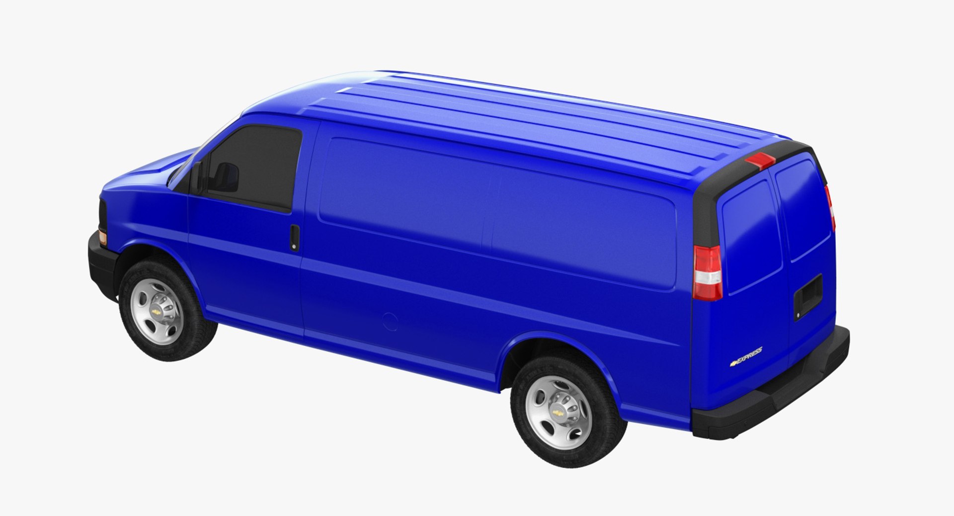 Chevrolet Express Cargo Van Exterior Only 3D Model TurboSquid 1789905