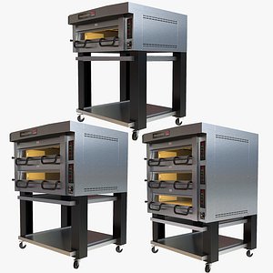 3D model PIZZA OVEN PIZZAMASTER BUNDLE:  PM921ED, PM922ED, PM923ED