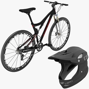 Mountain Bike and Helmet Collection
