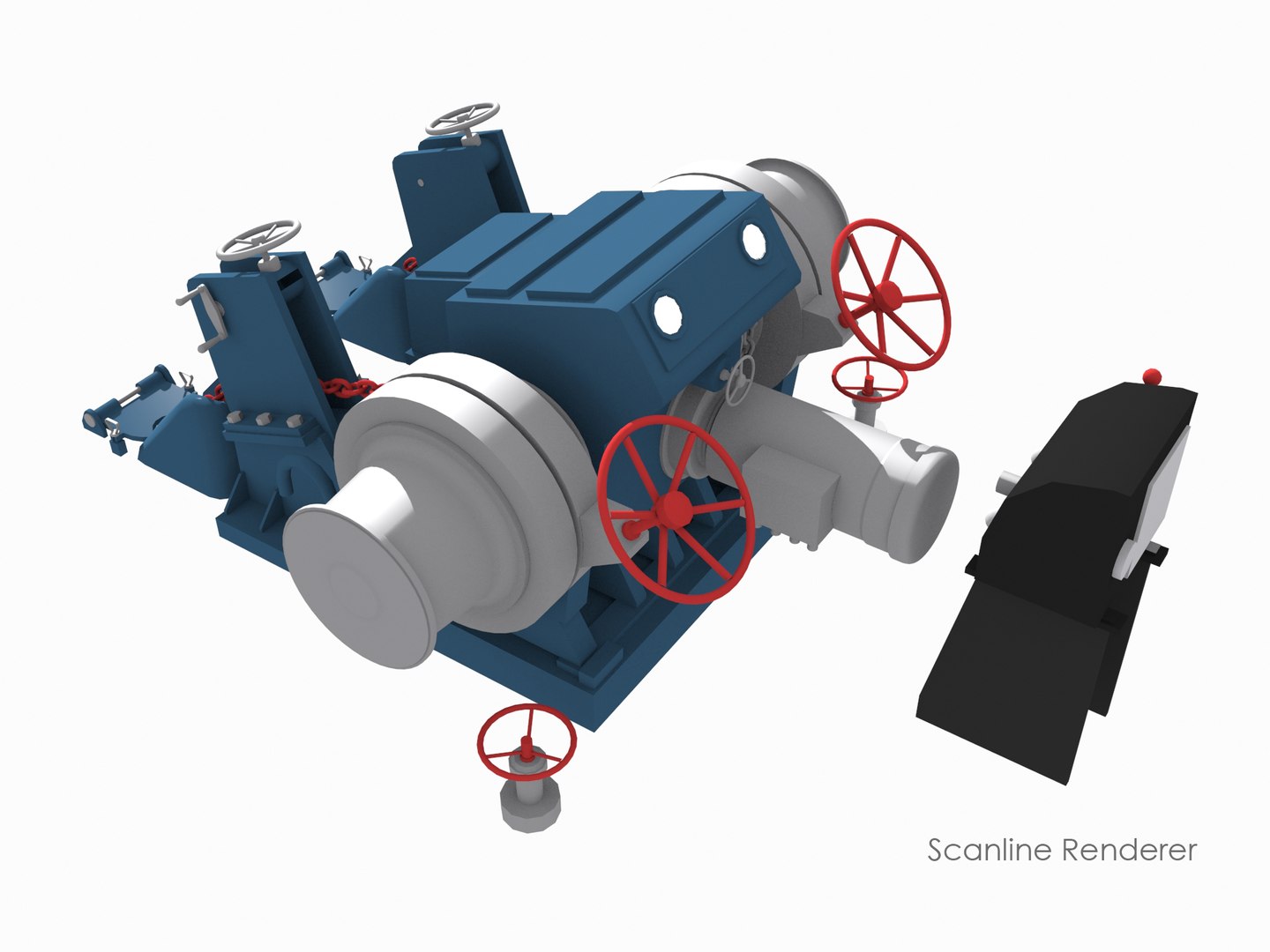 Anchor Windlass 3D Model - TurboSquid 1925368