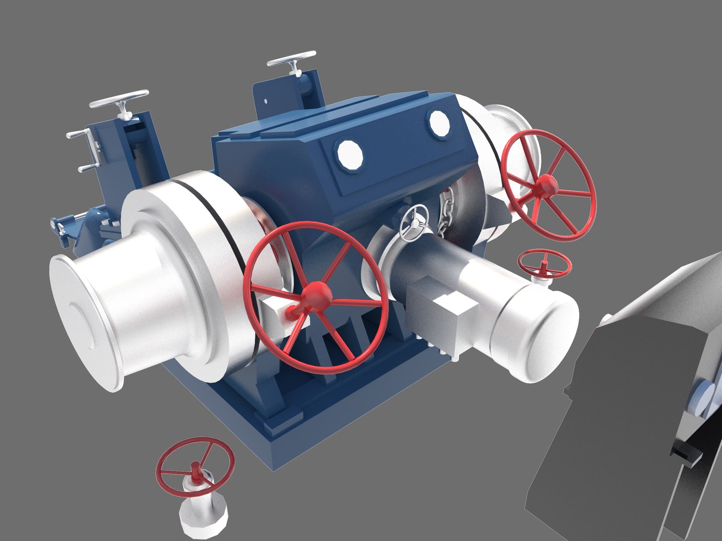 Anchor Windlass 3D Model - TurboSquid 1925368