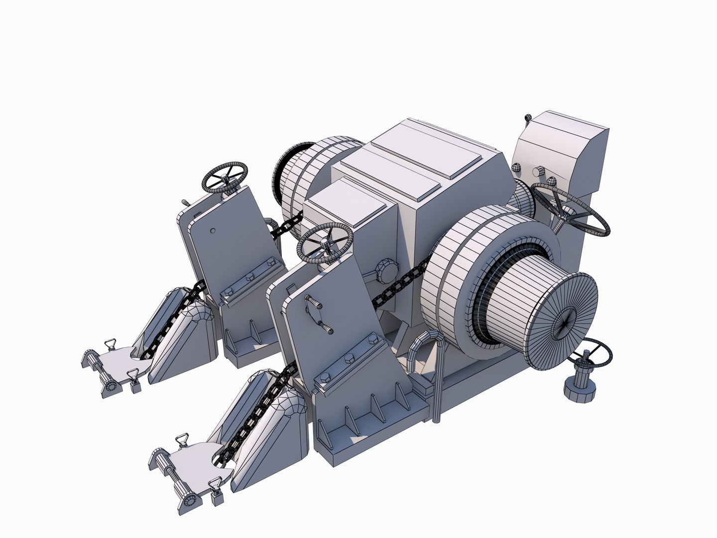 Anchor Windlass 3D Model - TurboSquid 1925368