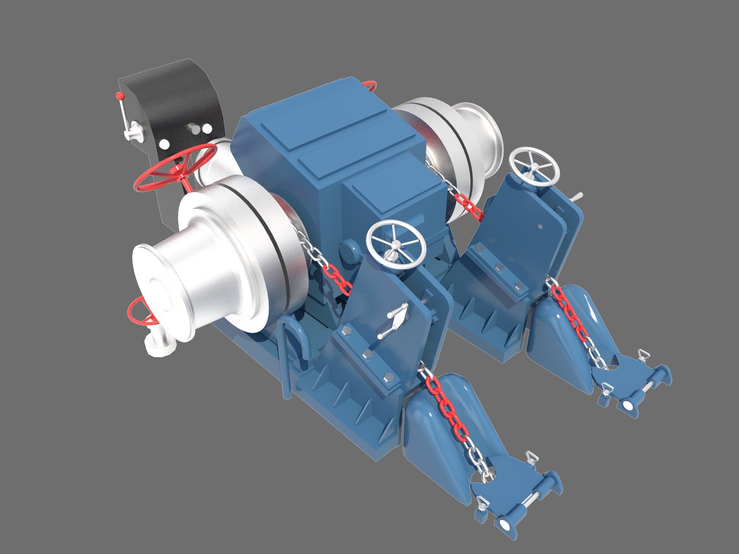 Anchor Windlass 3D Model - TurboSquid 1925368