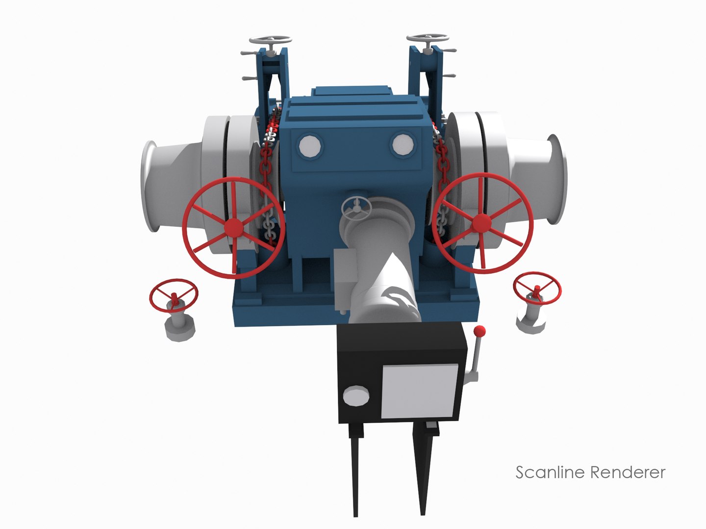 Anchor Windlass 3D Model - TurboSquid 1925368