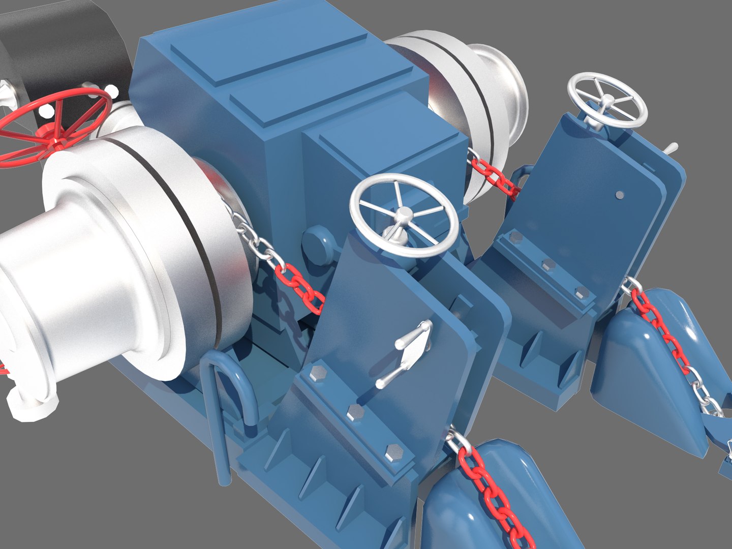 Anchor Windlass 3D Model - TurboSquid 1925368