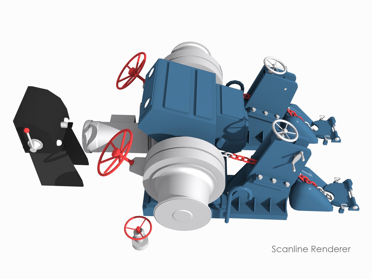 Anchor Windlass 3D Model - TurboSquid 1925368