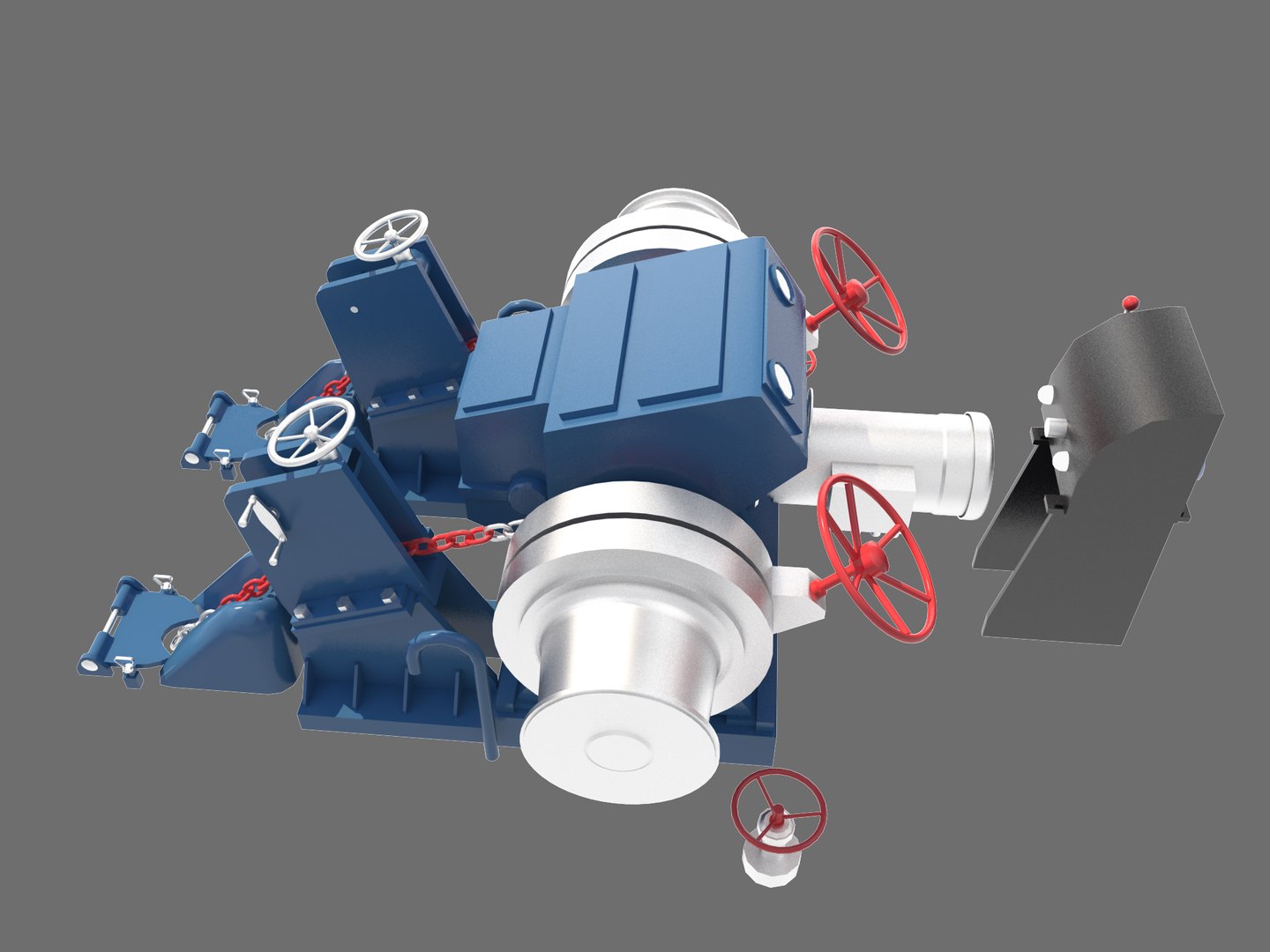 Anchor Windlass 3D Model - TurboSquid 1925368