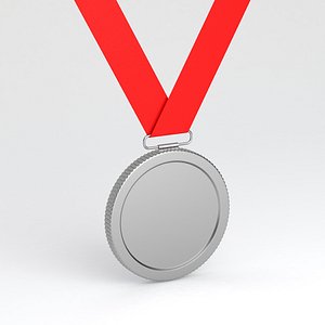 Silver Medal 3D model