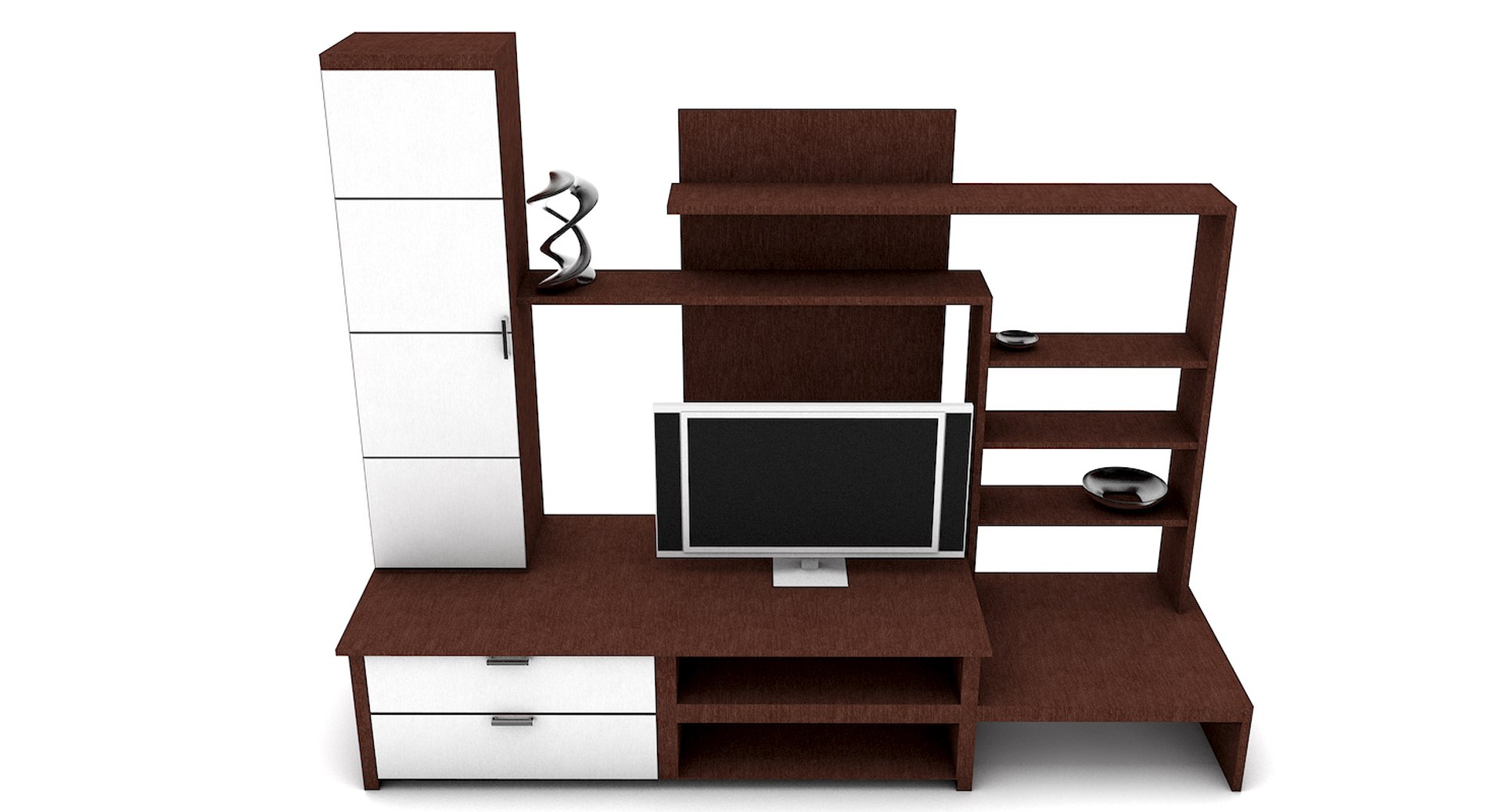 3D designs luxury tv set model - TurboSquid 1212238