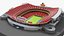 Modelo 3D del estadio GEHA Field Arrowhead