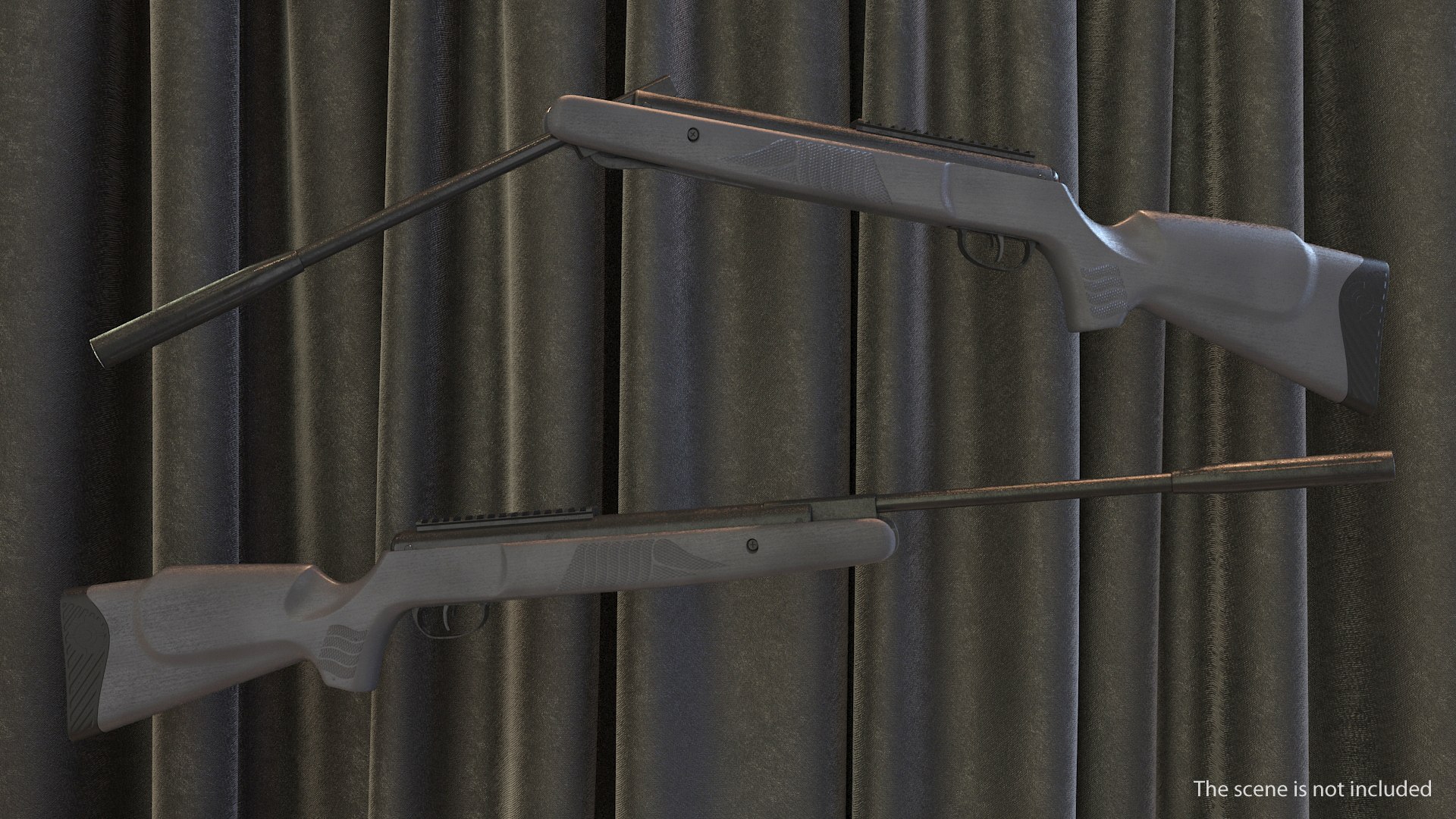 Air Rifle Generic 3D model preview