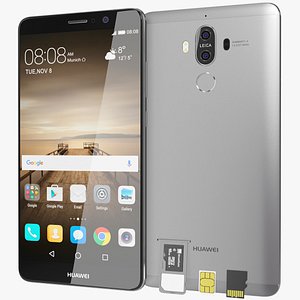 realistic huawei mate 9 3d max