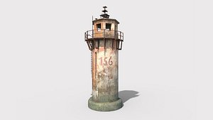 abandoned lighthouse 3D model