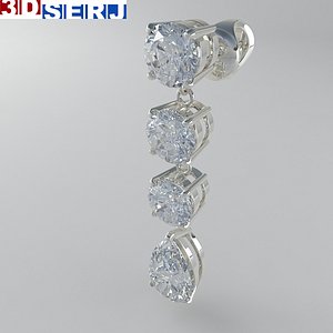 eardrops diamond 3d max